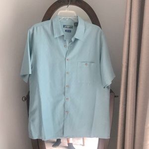 Men’s Button down Campia Shirt in Sea Blue